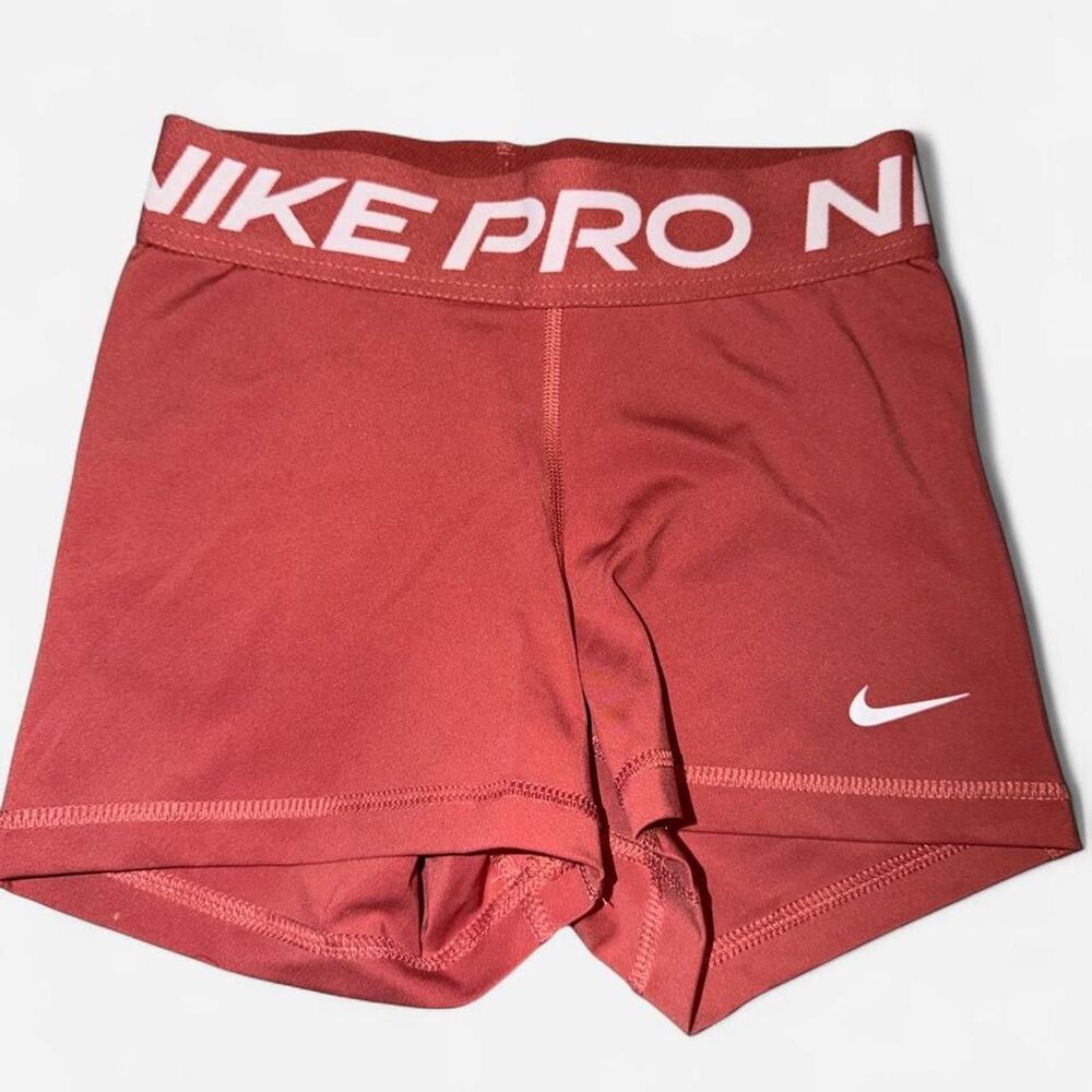Nike Women's Pink and Red Shorts